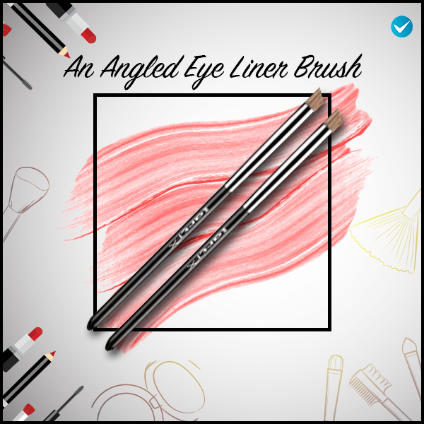 Angled eyeliner brush, best eye liner brush. best eyeliner brush online